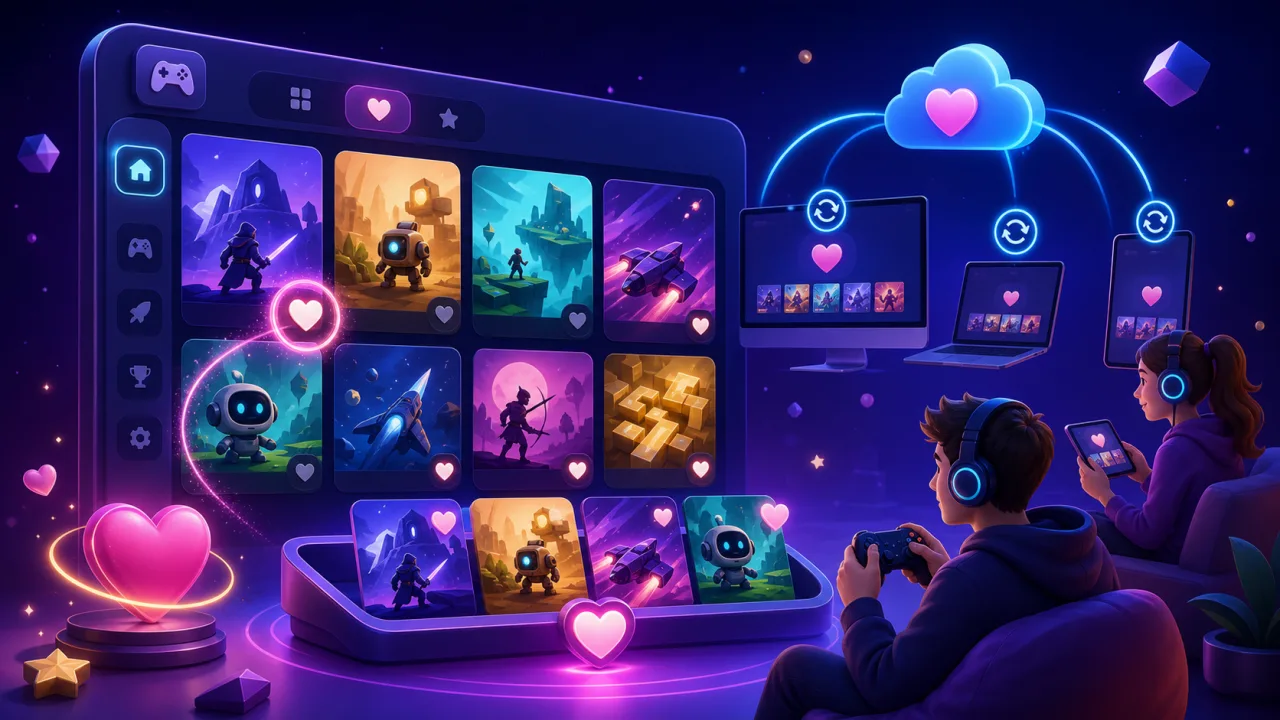 How to Add a Favorites System to an HTML5 Game Portal