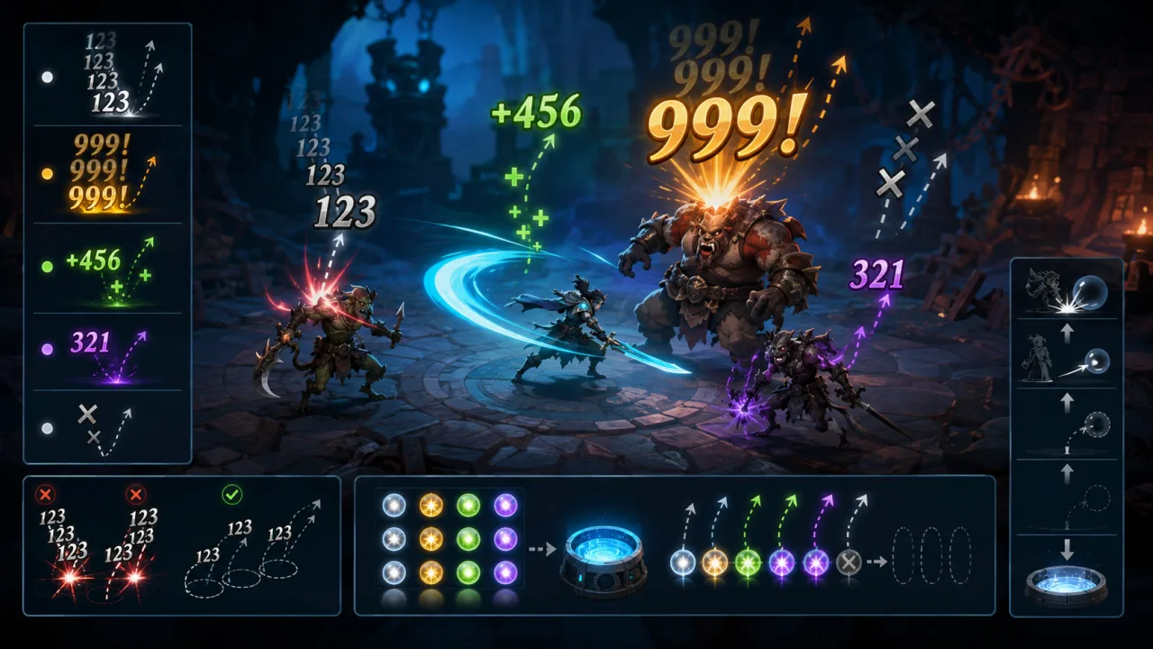 How to Build a 2D Floating Damage Number System for HTML5 Games