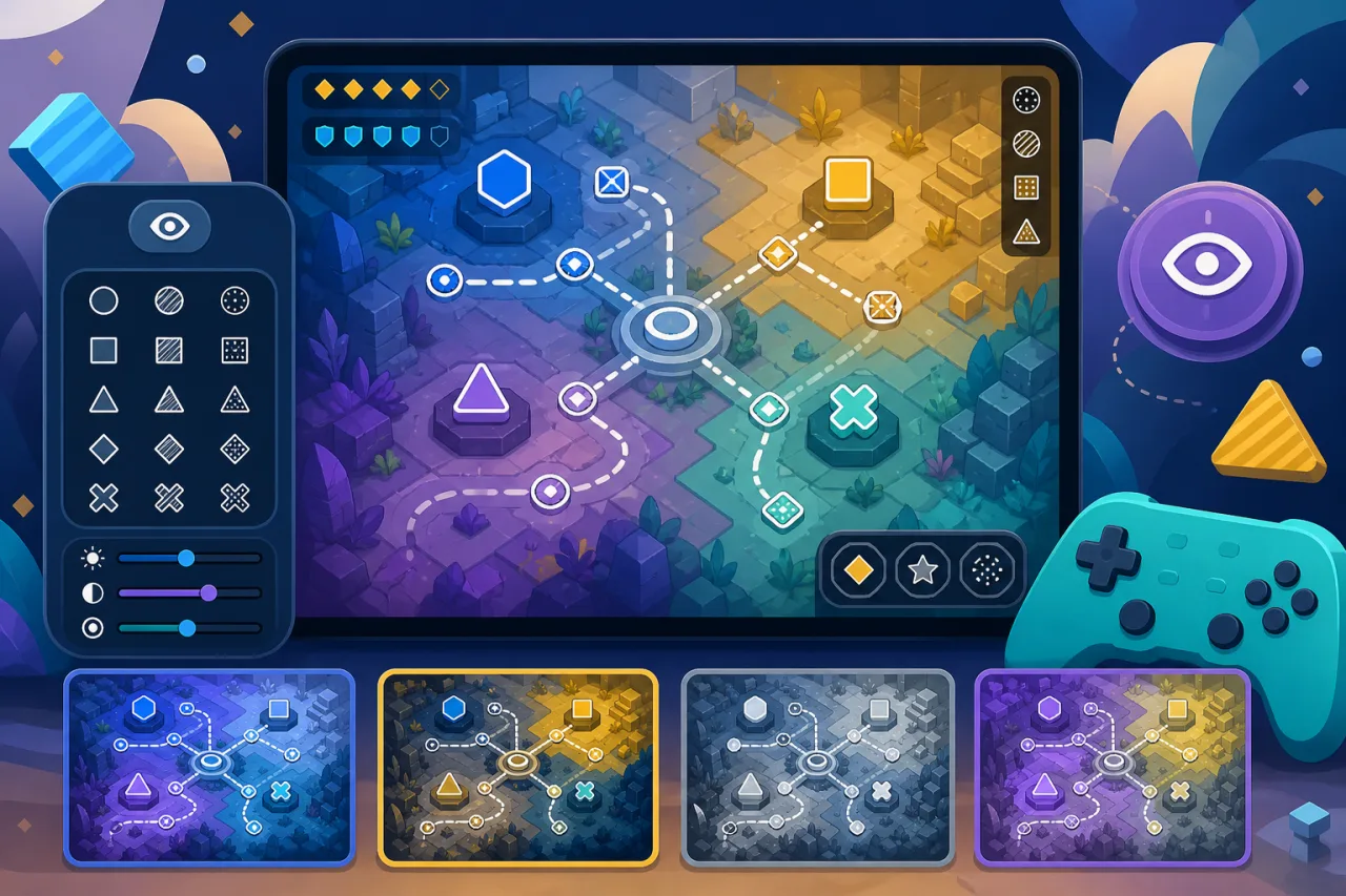 How to Add Colorblind-Friendly Modes to HTML5 Games