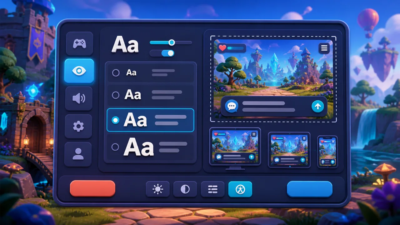 How to Add Text Scaling and Readability Settings to HTML5 Games